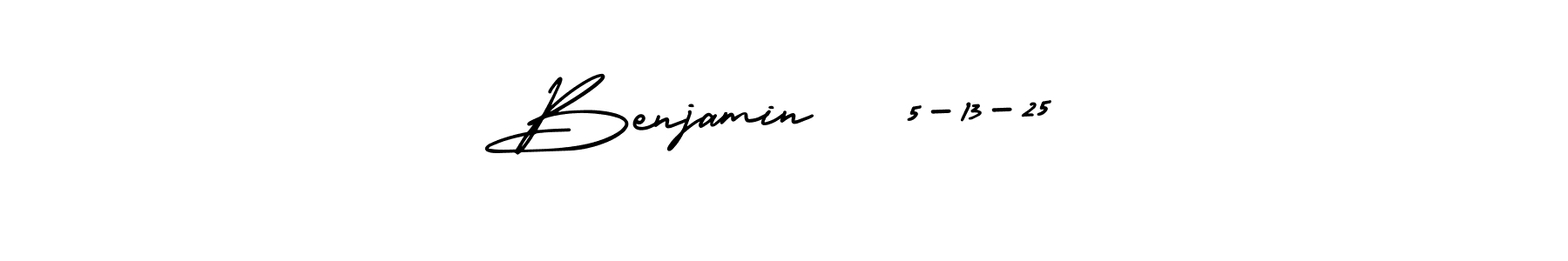 Make a beautiful signature design for name Benjamin   5-13-25. Use this online signature maker to create a handwritten signature for free. Benjamin   5-13-25 signature style 3 images and pictures png