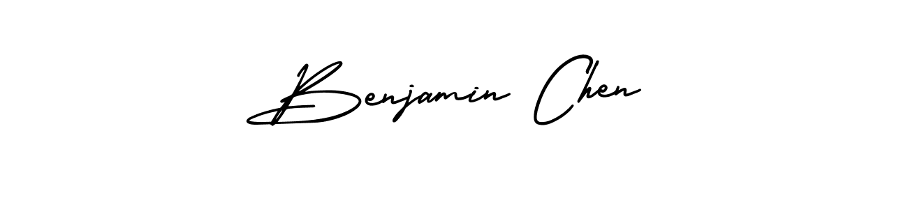 Create a beautiful signature design for name Benjamin Chen. With this signature (AmerikaSignatureDemo-Regular) fonts, you can make a handwritten signature for free. Benjamin Chen signature style 3 images and pictures png