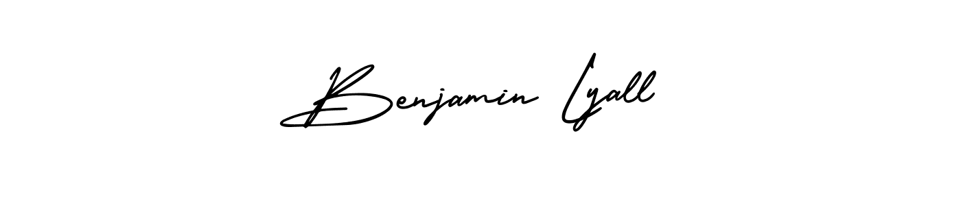 Best and Professional Signature Style for Benjamin Lyall. AmerikaSignatureDemo-Regular Best Signature Style Collection. Benjamin Lyall signature style 3 images and pictures png