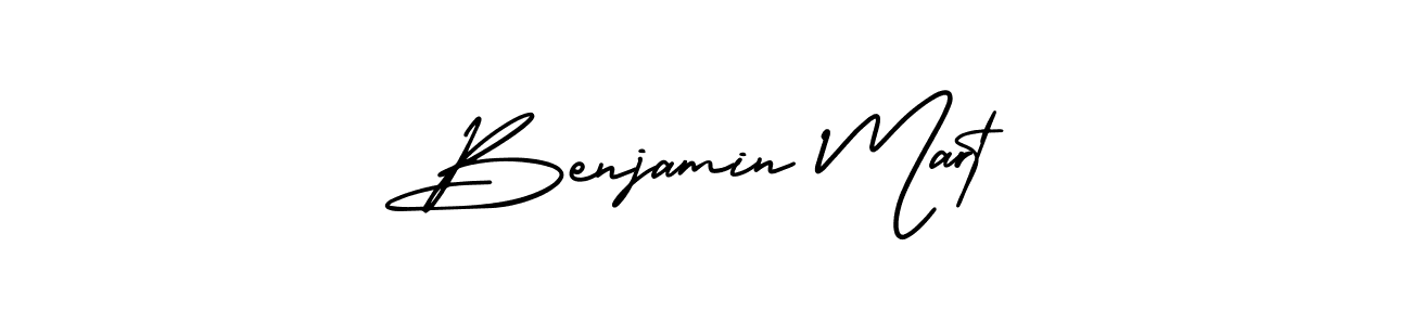 Make a beautiful signature design for name Benjamin Mart. With this signature (AmerikaSignatureDemo-Regular) style, you can create a handwritten signature for free. Benjamin Mart signature style 3 images and pictures png