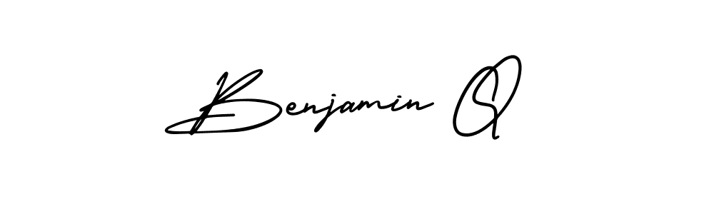 Also we have Benjamin Q name is the best signature style. Create professional handwritten signature collection using AmerikaSignatureDemo-Regular autograph style. Benjamin Q signature style 3 images and pictures png