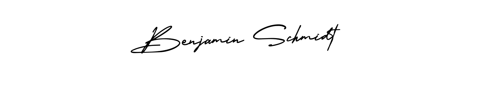 Design your own signature with our free online signature maker. With this signature software, you can create a handwritten (AmerikaSignatureDemo-Regular) signature for name Benjamin Schmidt. Benjamin Schmidt signature style 3 images and pictures png