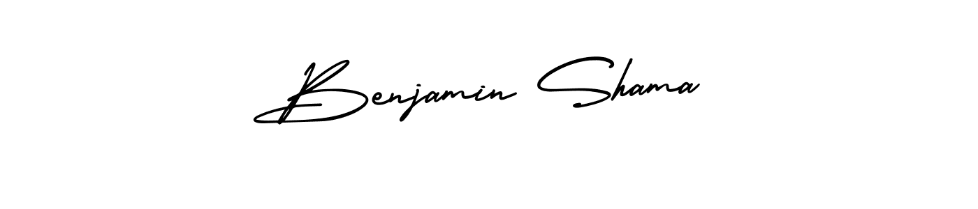 How to make Benjamin Shama signature? AmerikaSignatureDemo-Regular is a professional autograph style. Create handwritten signature for Benjamin Shama name. Benjamin Shama signature style 3 images and pictures png