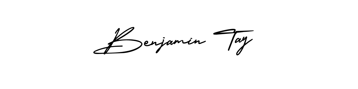 How to Draw Benjamin Tay signature style? AmerikaSignatureDemo-Regular is a latest design signature styles for name Benjamin Tay. Benjamin Tay signature style 3 images and pictures png