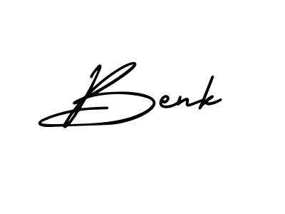 Benk stylish signature style. Best Handwritten Sign (AmerikaSignatureDemo-Regular) for my name. Handwritten Signature Collection Ideas for my name Benk. Benk signature style 3 images and pictures png