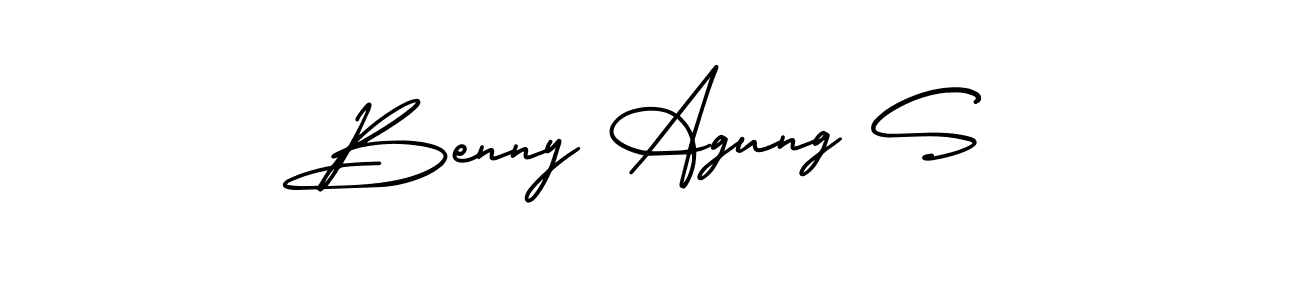 Also we have Benny Agung S name is the best signature style. Create professional handwritten signature collection using AmerikaSignatureDemo-Regular autograph style. Benny Agung S signature style 3 images and pictures png