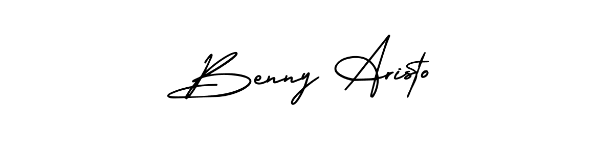 Make a beautiful signature design for name Benny Aristo. Use this online signature maker to create a handwritten signature for free. Benny Aristo signature style 3 images and pictures png