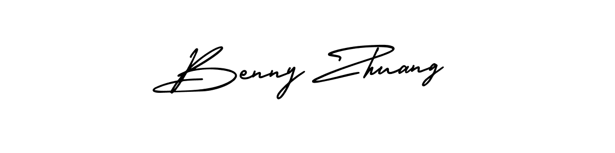 How to make Benny Zhuang signature? AmerikaSignatureDemo-Regular is a professional autograph style. Create handwritten signature for Benny Zhuang name. Benny Zhuang signature style 3 images and pictures png