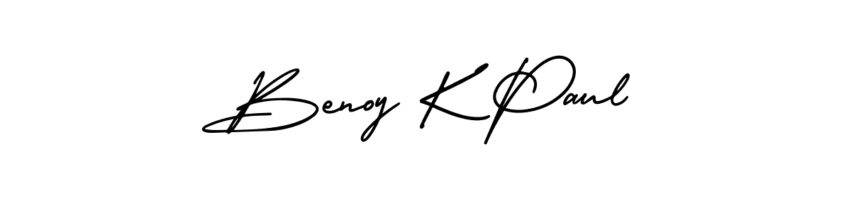 Benoy K Paul stylish signature style. Best Handwritten Sign (AmerikaSignatureDemo-Regular) for my name. Handwritten Signature Collection Ideas for my name Benoy K Paul. Benoy K Paul signature style 3 images and pictures png