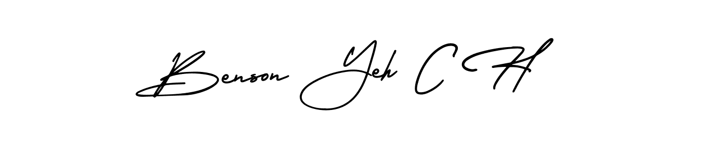 It looks lik you need a new signature style for name Benson Yeh C H. Design unique handwritten (AmerikaSignatureDemo-Regular) signature with our free signature maker in just a few clicks. Benson Yeh C H signature style 3 images and pictures png