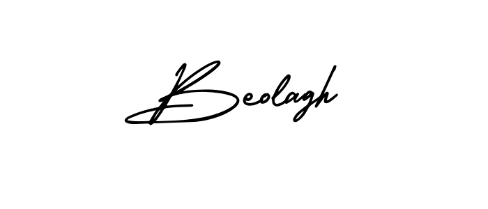 Use a signature maker to create a handwritten signature online. With this signature software, you can design (AmerikaSignatureDemo-Regular) your own signature for name Beolagh. Beolagh signature style 3 images and pictures png