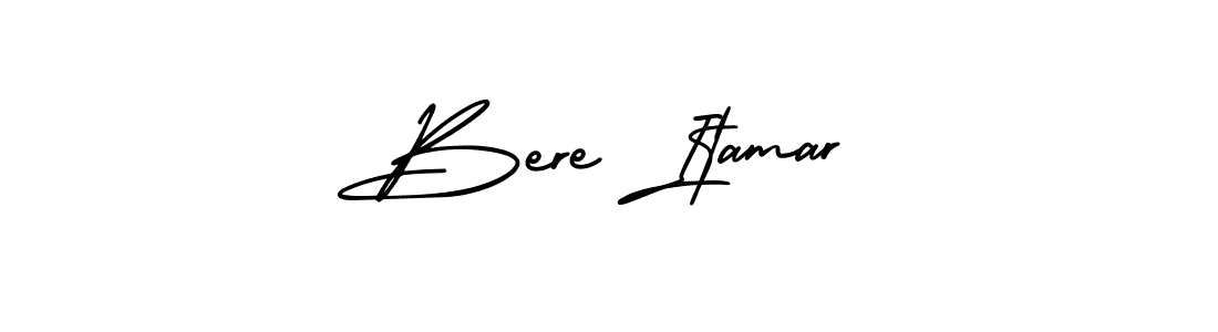 It looks lik you need a new signature style for name Bere Itamar. Design unique handwritten (AmerikaSignatureDemo-Regular) signature with our free signature maker in just a few clicks. Bere Itamar signature style 3 images and pictures png