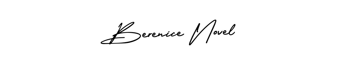 Create a beautiful signature design for name Berenice Novel. With this signature (AmerikaSignatureDemo-Regular) fonts, you can make a handwritten signature for free. Berenice Novel signature style 3 images and pictures png
