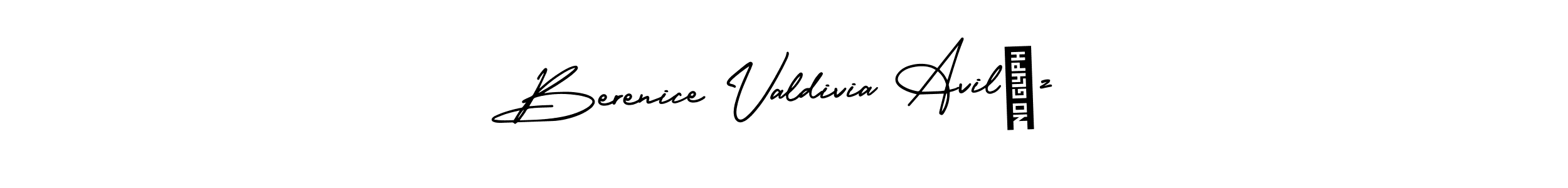 How to make Berenice Valdivia AvilÉz signature? AmerikaSignatureDemo-Regular is a professional autograph style. Create handwritten signature for Berenice Valdivia AvilÉz name. Berenice Valdivia AvilÉz signature style 3 images and pictures png