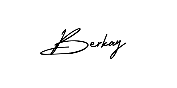 Make a beautiful signature design for name Berkay. With this signature (AmerikaSignatureDemo-Regular) style, you can create a handwritten signature for free. Berkay signature style 3 images and pictures png