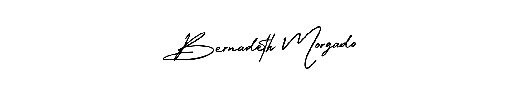 Also You can easily find your signature by using the search form. We will create Bernadeth Morgado name handwritten signature images for you free of cost using AmerikaSignatureDemo-Regular sign style. Bernadeth Morgado signature style 3 images and pictures png