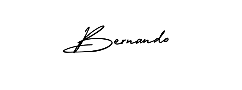 Bernando stylish signature style. Best Handwritten Sign (AmerikaSignatureDemo-Regular) for my name. Handwritten Signature Collection Ideas for my name Bernando. Bernando signature style 3 images and pictures png