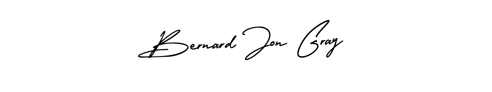 AmerikaSignatureDemo-Regular is a professional signature style that is perfect for those who want to add a touch of class to their signature. It is also a great choice for those who want to make their signature more unique. Get Bernard Jon Gray name to fancy signature for free. Bernard Jon Gray signature style 3 images and pictures png