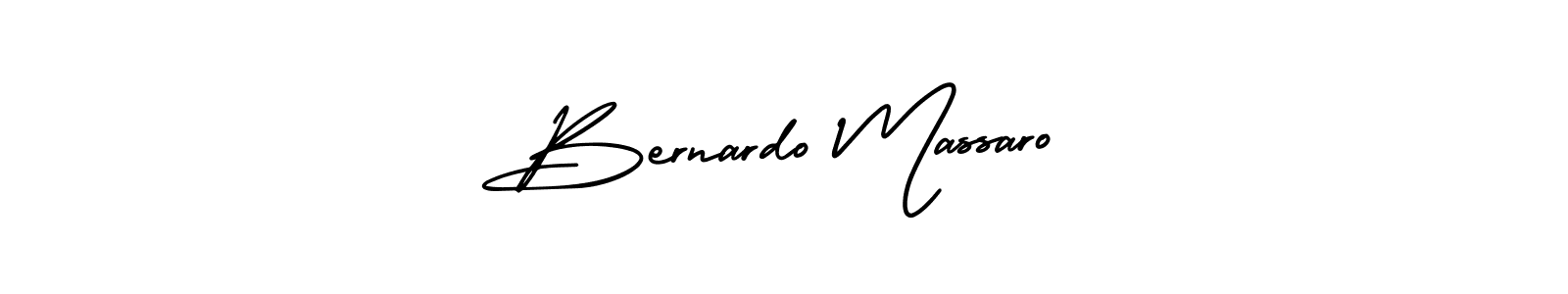 How to make Bernardo Massaro name signature. Use AmerikaSignatureDemo-Regular style for creating short signs online. This is the latest handwritten sign. Bernardo Massaro signature style 3 images and pictures png
