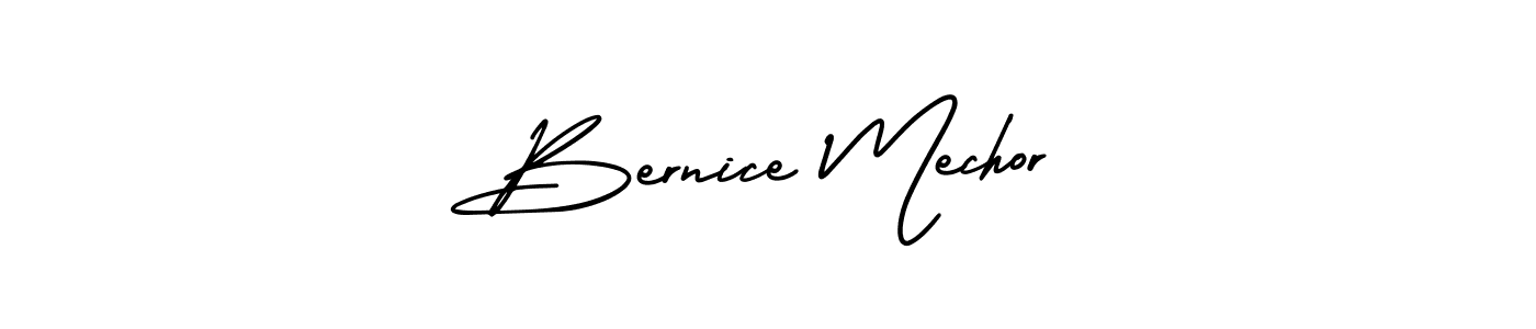It looks lik you need a new signature style for name Bernice Mechor. Design unique handwritten (AmerikaSignatureDemo-Regular) signature with our free signature maker in just a few clicks. Bernice Mechor signature style 3 images and pictures png