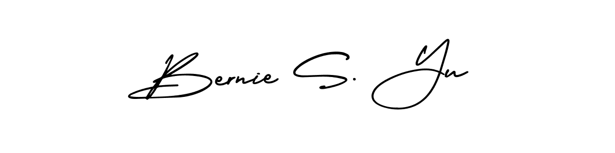 Design your own signature with our free online signature maker. With this signature software, you can create a handwritten (AmerikaSignatureDemo-Regular) signature for name Bernie S. Yu. Bernie S. Yu signature style 3 images and pictures png