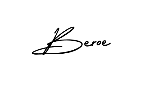 How to Draw Beroe signature style? AmerikaSignatureDemo-Regular is a latest design signature styles for name Beroe. Beroe signature style 3 images and pictures png