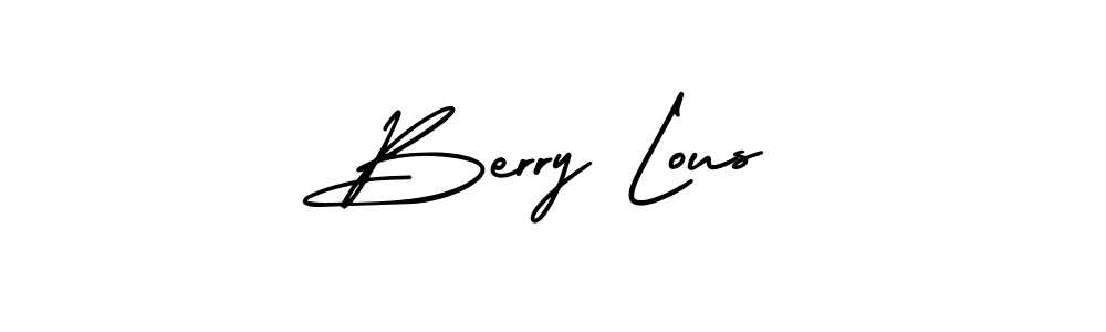 Best and Professional Signature Style for Berry Lous. AmerikaSignatureDemo-Regular Best Signature Style Collection. Berry Lous signature style 3 images and pictures png