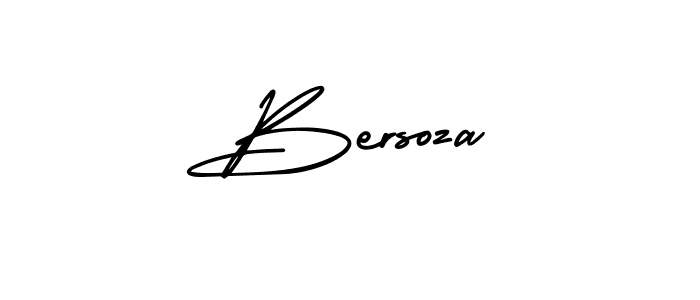 Make a short Bersoza signature style. Manage your documents anywhere anytime using AmerikaSignatureDemo-Regular. Create and add eSignatures, submit forms, share and send files easily. Bersoza signature style 3 images and pictures png