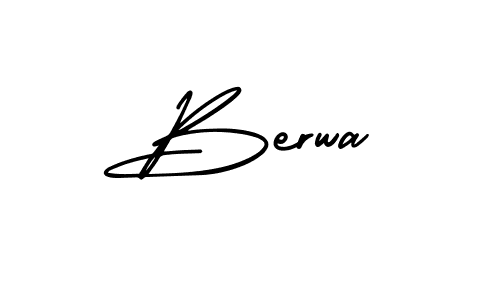 It looks lik you need a new signature style for name Berwa. Design unique handwritten (AmerikaSignatureDemo-Regular) signature with our free signature maker in just a few clicks. Berwa signature style 3 images and pictures png