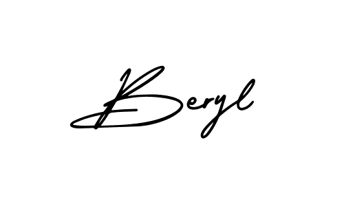 Make a beautiful signature design for name Beryl. With this signature (AmerikaSignatureDemo-Regular) style, you can create a handwritten signature for free. Beryl signature style 3 images and pictures png