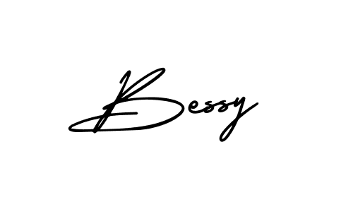 Bessy stylish signature style. Best Handwritten Sign (AmerikaSignatureDemo-Regular) for my name. Handwritten Signature Collection Ideas for my name Bessy. Bessy signature style 3 images and pictures png