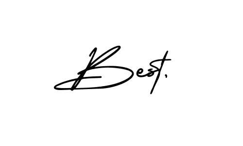 Make a beautiful signature design for name Best,. With this signature (AmerikaSignatureDemo-Regular) style, you can create a handwritten signature for free. Best, signature style 3 images and pictures png