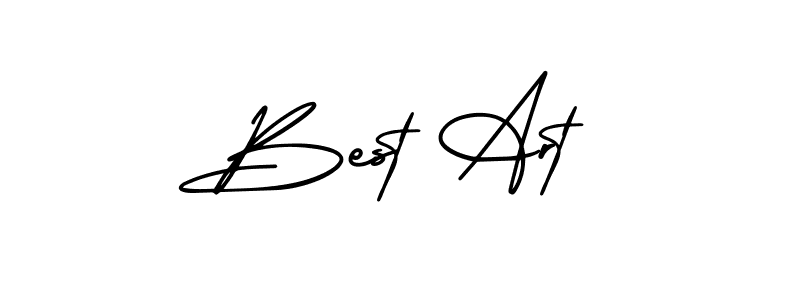 You should practise on your own different ways (AmerikaSignatureDemo-Regular) to write your name (Best Art) in signature. don't let someone else do it for you. Best Art signature style 3 images and pictures png