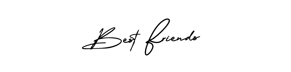 AmerikaSignatureDemo-Regular is a professional signature style that is perfect for those who want to add a touch of class to their signature. It is also a great choice for those who want to make their signature more unique. Get Best Friends name to fancy signature for free. Best Friends signature style 3 images and pictures png