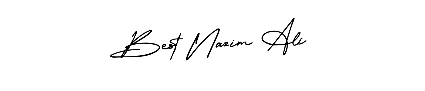 Best and Professional Signature Style for Best Nazim Ali. AmerikaSignatureDemo-Regular Best Signature Style Collection. Best Nazim Ali signature style 3 images and pictures png