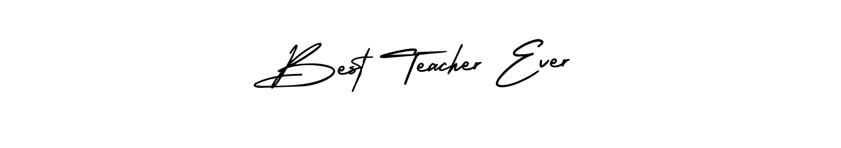 Also we have Best Teacher Ever name is the best signature style. Create professional handwritten signature collection using AmerikaSignatureDemo-Regular autograph style. Best Teacher Ever signature style 3 images and pictures png