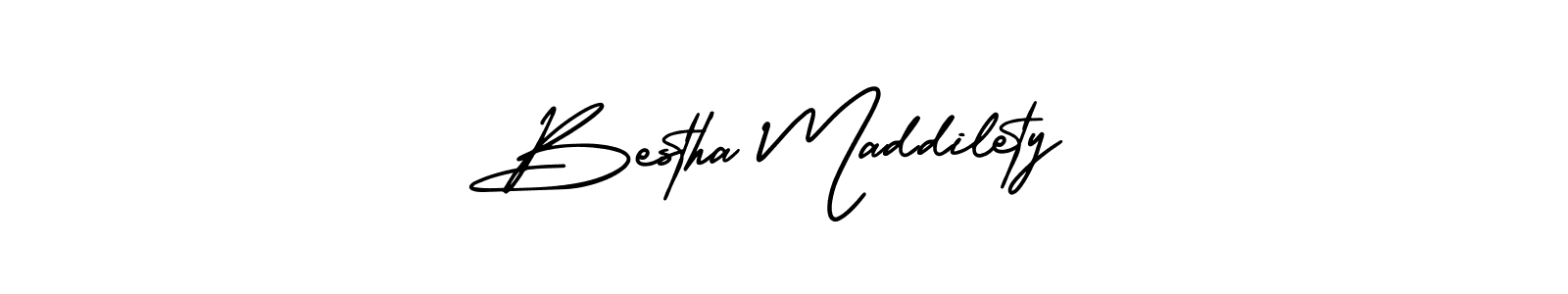 if you are searching for the best signature style for your name Bestha Maddilety. so please give up your signature search. here we have designed multiple signature styles  using AmerikaSignatureDemo-Regular. Bestha Maddilety signature style 3 images and pictures png