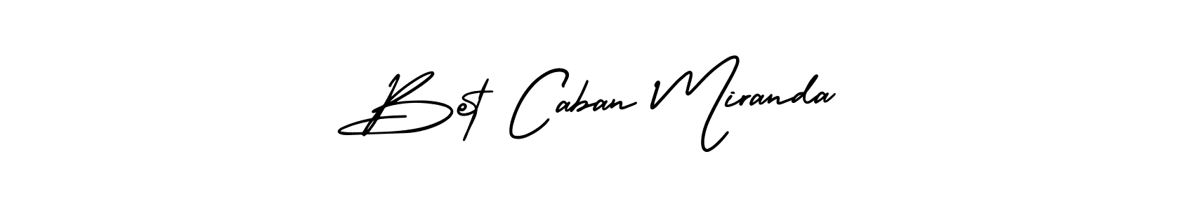 if you are searching for the best signature style for your name Bet Caban Miranda. so please give up your signature search. here we have designed multiple signature styles  using AmerikaSignatureDemo-Regular. Bet Caban Miranda signature style 3 images and pictures png