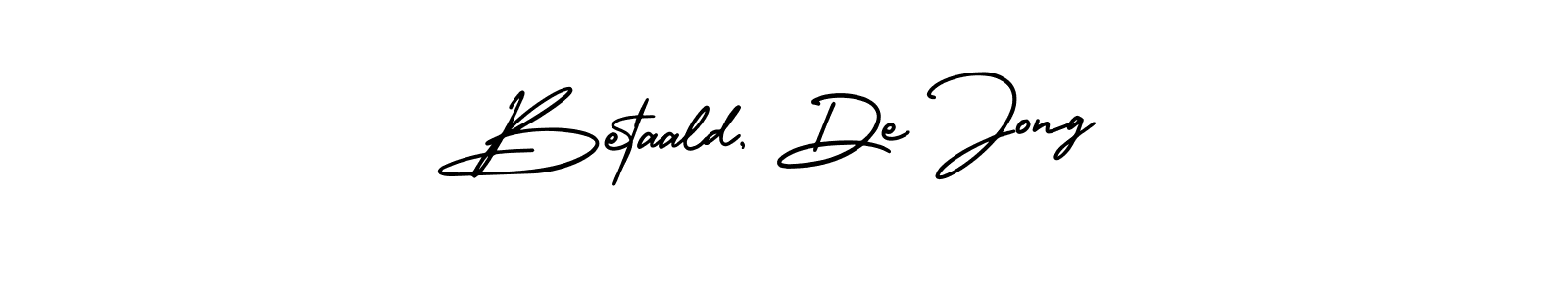 Make a beautiful signature design for name Betaald, De Jong. With this signature (AmerikaSignatureDemo-Regular) style, you can create a handwritten signature for free. Betaald, De Jong signature style 3 images and pictures png