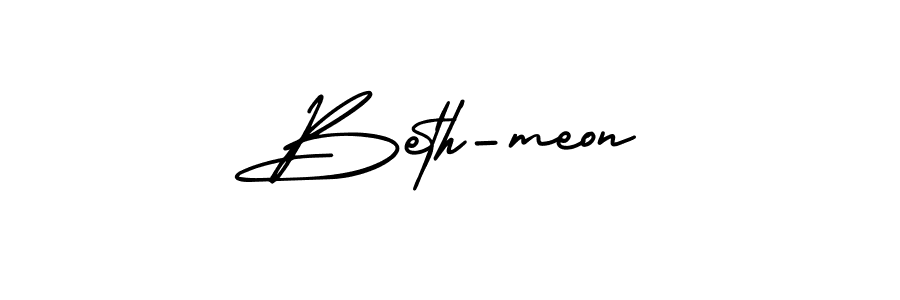 Make a short Beth-meon signature style. Manage your documents anywhere anytime using AmerikaSignatureDemo-Regular. Create and add eSignatures, submit forms, share and send files easily. Beth-meon signature style 3 images and pictures png