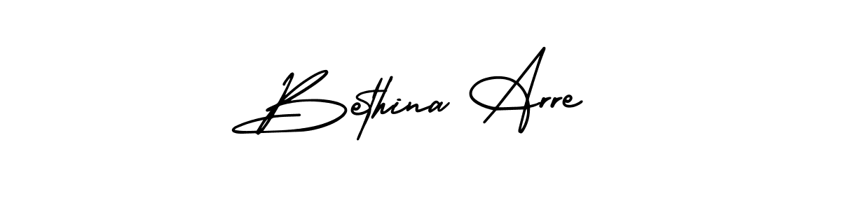 Use a signature maker to create a handwritten signature online. With this signature software, you can design (AmerikaSignatureDemo-Regular) your own signature for name Bethina Arre. Bethina Arre signature style 3 images and pictures png