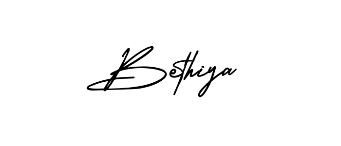 Make a beautiful signature design for name Bethiya. Use this online signature maker to create a handwritten signature for free. Bethiya signature style 3 images and pictures png
