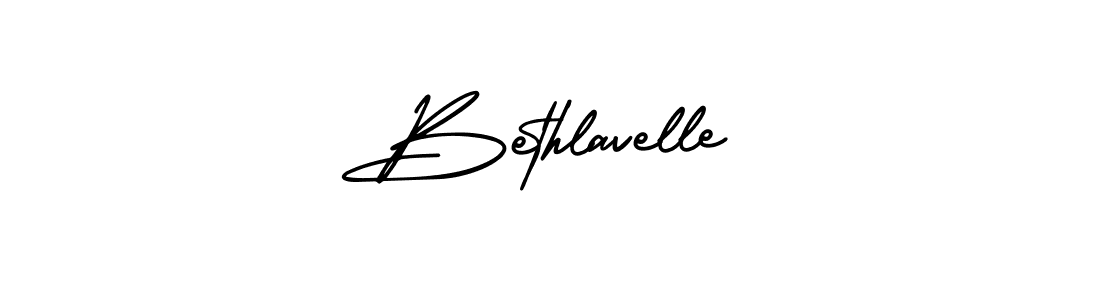 Design your own signature with our free online signature maker. With this signature software, you can create a handwritten (AmerikaSignatureDemo-Regular) signature for name Bethlavelle. Bethlavelle signature style 3 images and pictures png