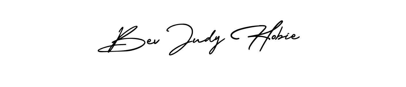 Similarly AmerikaSignatureDemo-Regular is the best handwritten signature design. Signature creator online .You can use it as an online autograph creator for name Bev Judy Hobie. Bev Judy Hobie signature style 3 images and pictures png