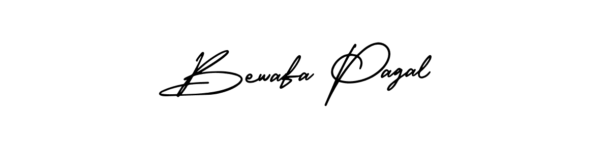 It looks lik you need a new signature style for name Bewafa Pagal. Design unique handwritten (AmerikaSignatureDemo-Regular) signature with our free signature maker in just a few clicks. Bewafa Pagal signature style 3 images and pictures png
