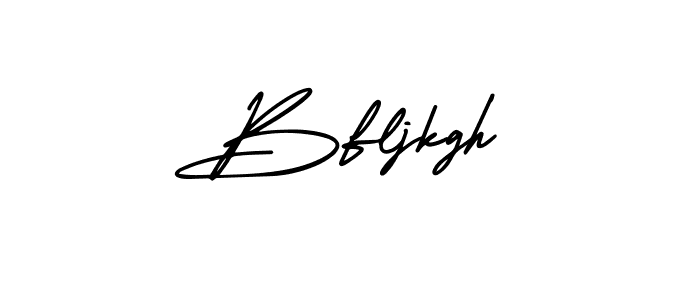How to make Bfljkgh name signature. Use AmerikaSignatureDemo-Regular style for creating short signs online. This is the latest handwritten sign. Bfljkgh signature style 3 images and pictures png