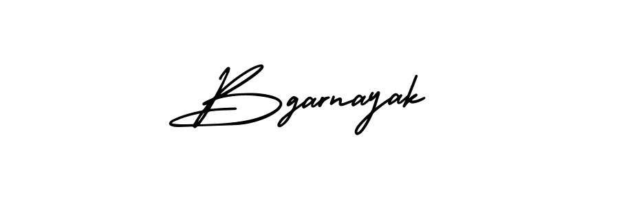 Design your own signature with our free online signature maker. With this signature software, you can create a handwritten (AmerikaSignatureDemo-Regular) signature for name Bgarnayak. Bgarnayak signature style 3 images and pictures png