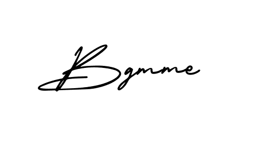 Bgmme stylish signature style. Best Handwritten Sign (AmerikaSignatureDemo-Regular) for my name. Handwritten Signature Collection Ideas for my name Bgmme. Bgmme signature style 3 images and pictures png