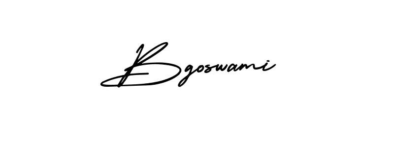 It looks lik you need a new signature style for name Bgoswami. Design unique handwritten (AmerikaSignatureDemo-Regular) signature with our free signature maker in just a few clicks. Bgoswami signature style 3 images and pictures png