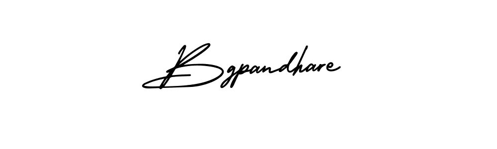 How to make Bgpandhare signature? AmerikaSignatureDemo-Regular is a professional autograph style. Create handwritten signature for Bgpandhare name. Bgpandhare signature style 3 images and pictures png